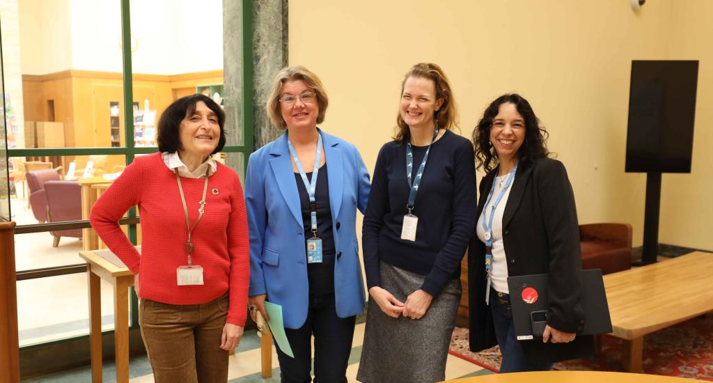 Librarians of the UN Library & Archives Geneva at the UN-LINKS 2024 annual meeting.