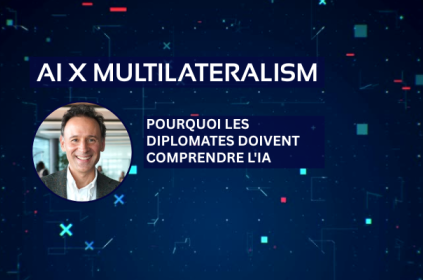 Cette image montre le titre de l'episode: Pourquoi les diplomates doivent comprendre l'IA